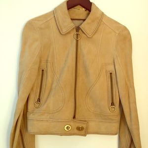 Coach suede leather jacket